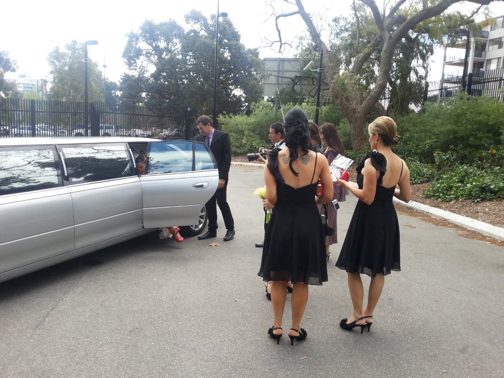 Perth limousine hire wedding Statesman premier limo hire