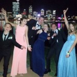 Limo Hire Perth helped these school ball guests to celebrate with Limousines Unlimited at South Perth.