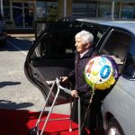 Grandma 100th birthday limousine celebration birthday party